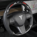 LED Carbon Fiber Steering Wheel with Lights for Tesla Model 3 / Y - HyperSteering