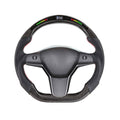 LED Carbon Fiber Steering Wheel with Lights for Tesla Model 3 / Y - HyperSteering