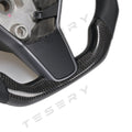 LED Carbon Fiber Steering Wheel with Lights for Tesla Model 3 / Y - HyperSteering