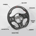 Mitsubishi Lancer Evolution X Style - Full Custom Steering Wheel - HyperSteering
