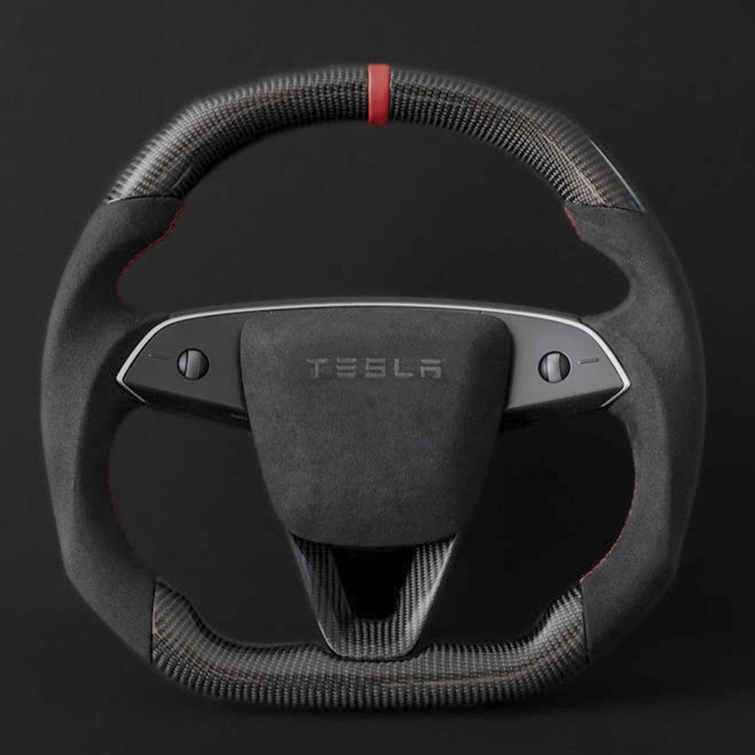 Model 3 Highland & Model Y Juniper Sport Carbon Fiber Steering Wheel - HyperSteering