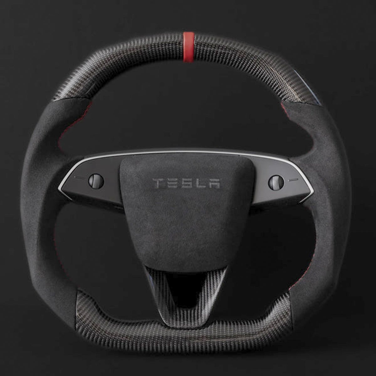 Model 3 Highland & Model Y Juniper Sport Carbon Fiber Steering Wheel - HyperSteering