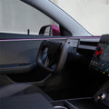 Model 3 Highland / Model Y Juniper Yoke Plaid Steering Wheel - HyperSteering
