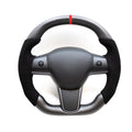 Model 3 / Y Alcantara Carbon Fiber Steering Wheel - HyperSteering
