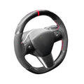 Model 3 / Y Round Suede Steering Wheel - HyperSteering