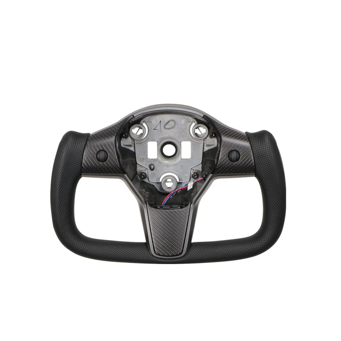 Perforated Leather Yoke Steering Wheel for Tesla Model 3 / Y - HyperSteering