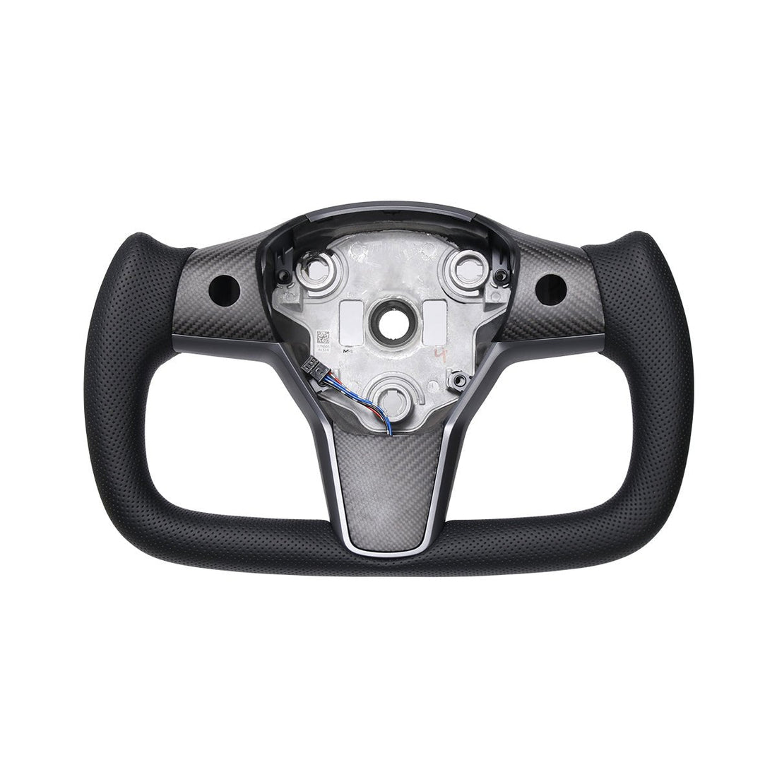 Perforated Leather Yoke Steering Wheel for Tesla Model 3 / Y - HyperSteering