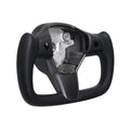 Perforated Leather Yoke Steering Wheel for Tesla Model 3 / Y - HyperSteering