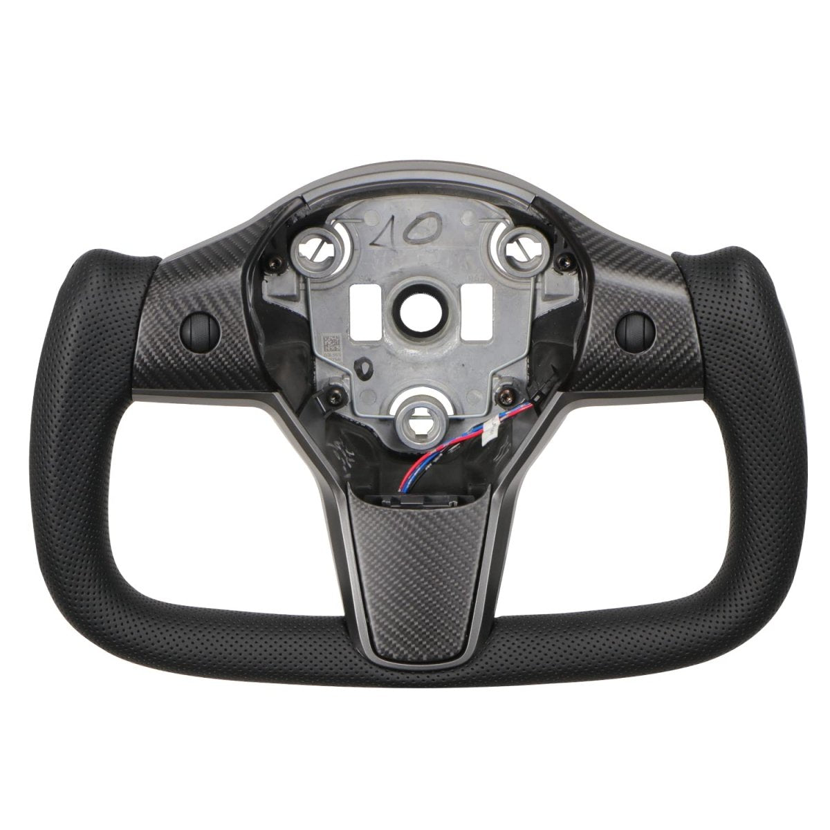 Perforated Leather Yoke Steering Wheel for Tesla Model 3 / Y - HyperSteering