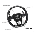 Q Style Custom Audi Steering Wheel for Q3 Q5 SQ5 Q7 Q8 (2013 - 2021) by HyperSteering - HyperSteering