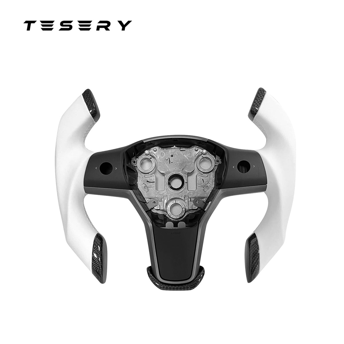 Roadster Steering Wheel for Tesla Model 3 / Y【Airplane wheel】 - HyperSteering