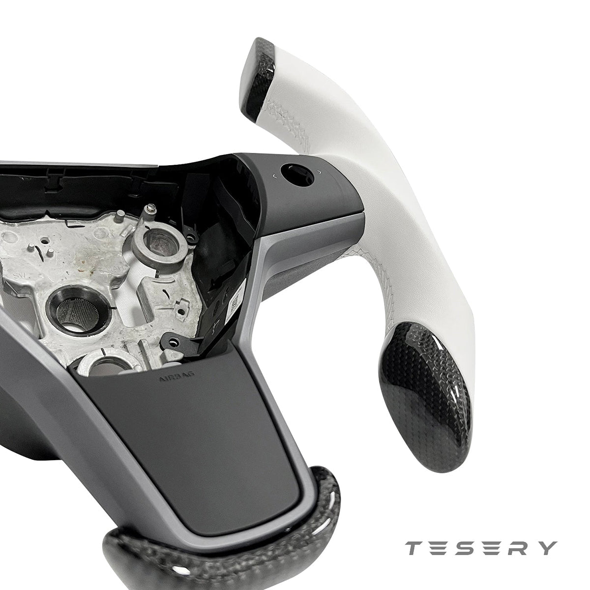 Roadster Steering Wheel for Tesla Model 3 / Y【Airplane wheel】 - HyperSteering