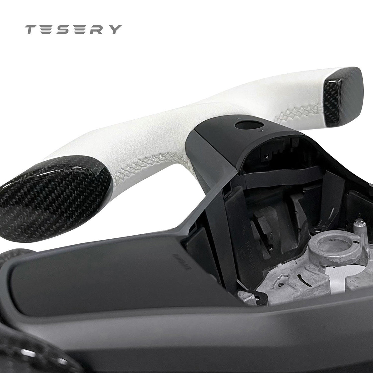 Roadster Steering Wheel for Tesla Model 3 / Y【Airplane wheel】 - HyperSteering