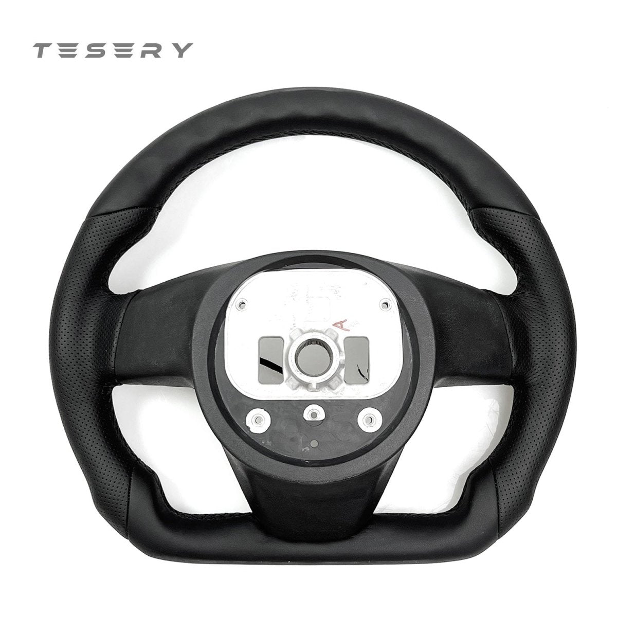 Round Steering Wheel Replacement for Tesla Model S / X 2021 - 2025 - HyperSteering