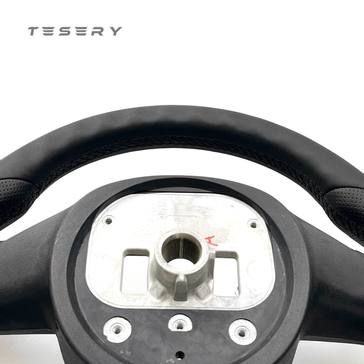 Round Steering Wheel Replacement for Tesla Model S / X 2021 - 2025 - HyperSteering