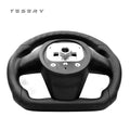 Round Steering Wheel Replacement for Tesla Model S / X 2021 - 2025 - HyperSteering
