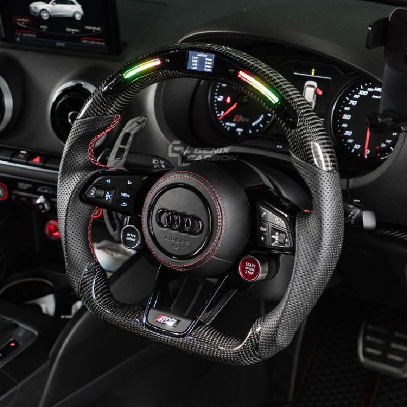 RS Style Custom Audi Steering Wheel for A/S/RS/Q/TT/R (2010 - 2021) by HyperSteering - HyperSteering