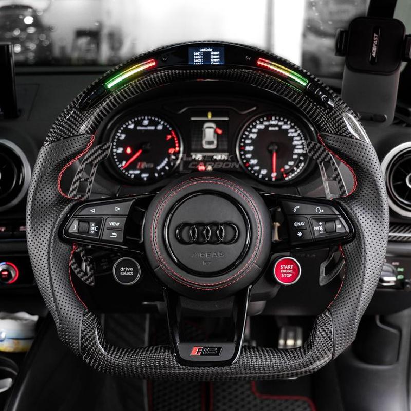 RS Style Custom Audi Steering Wheel for A/S/RS/Q/TT/R (2010 - 2021) by HyperSteering - HyperSteering