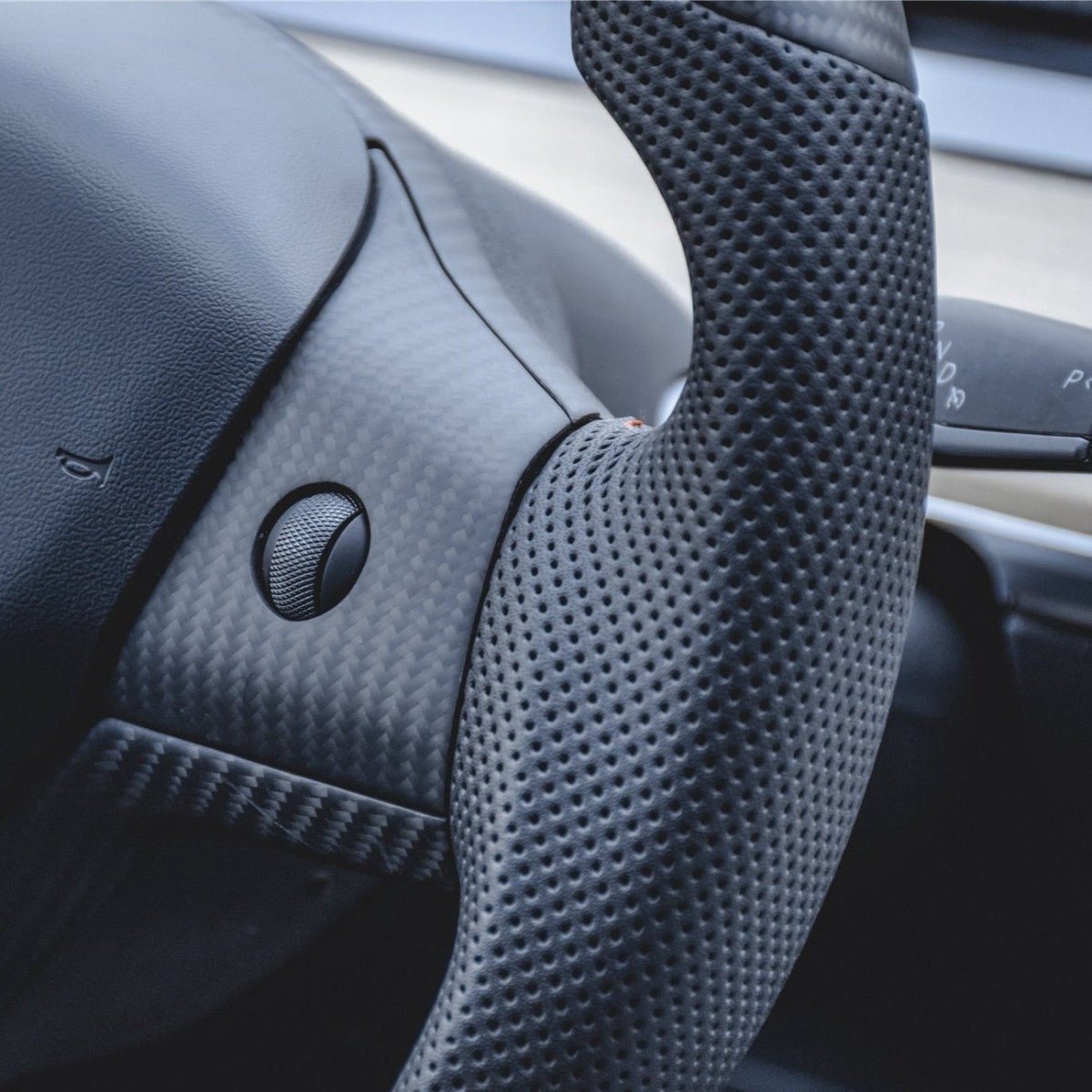 Sport Carbon Fiber Steering Wheel for Tesla Model 3 / Y - HyperSteering
