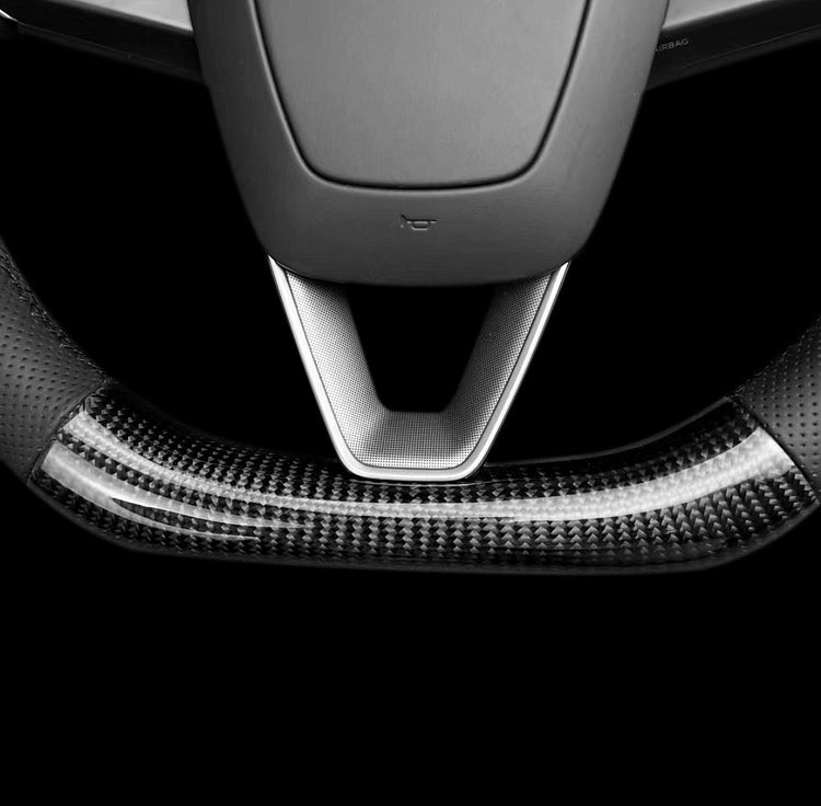 Sport Carbon Fiber Steering Wheel Replacement for Model 3 Highland & Model Y Juniper - HyperSteering