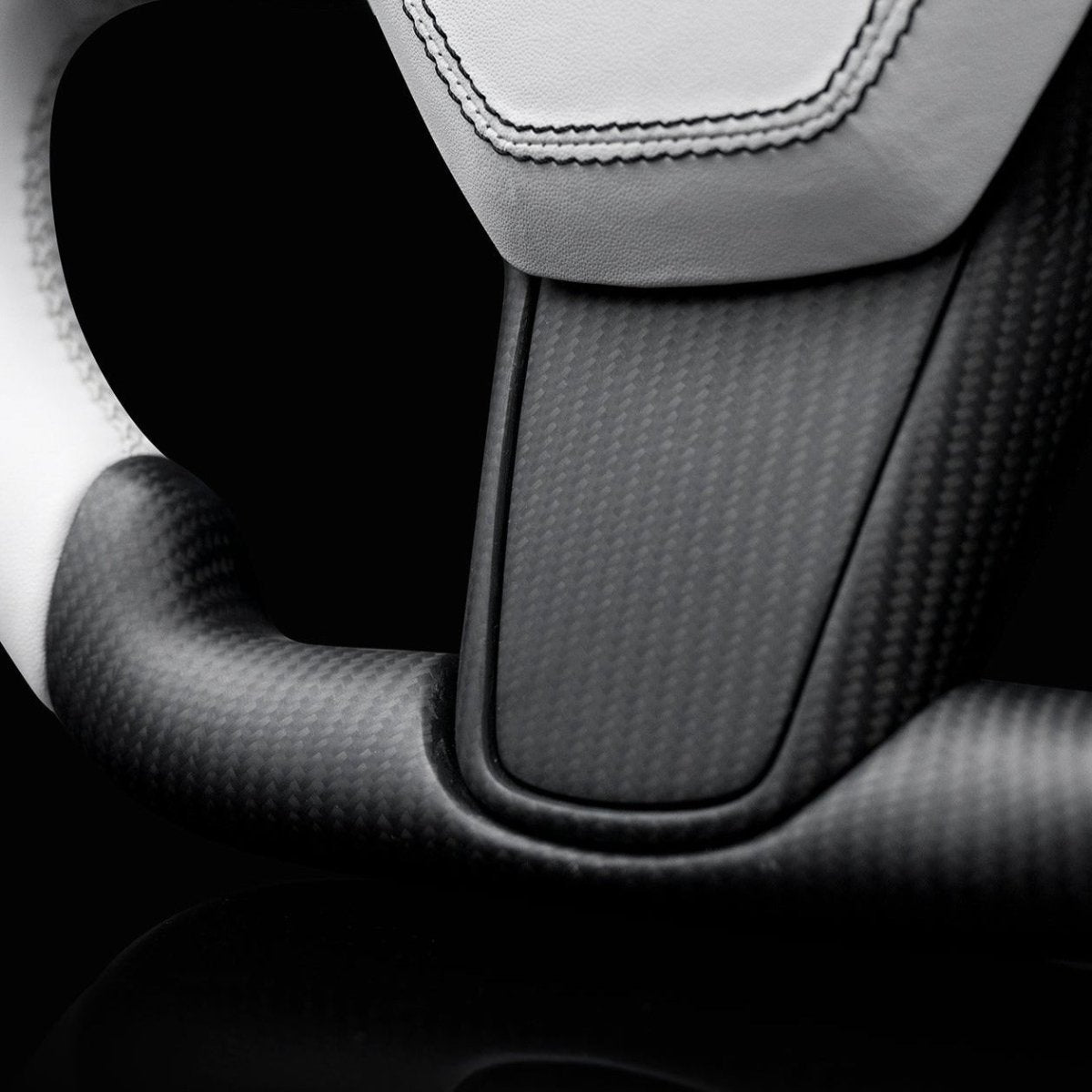 Square Carbon Fiber Steering Wheel for Tesla Model 3 / Y - HyperSteering