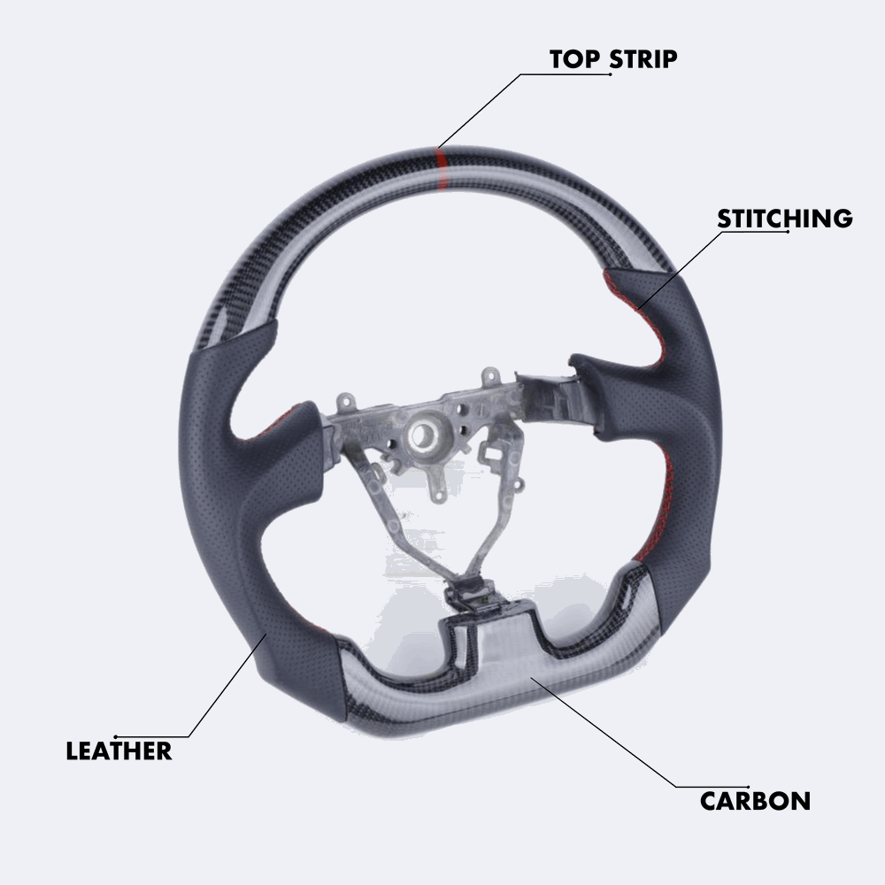 Subaru Impreza WRX Style - Full Custom Steering Wheel - HyperSteering