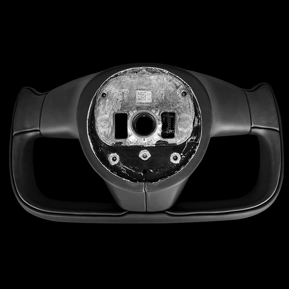 Touch Control Yoke Plaid Steering Wheel Replacement for Model 3 / Y - HyperSteering