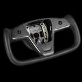Touch Control Yoke Plaid Steering Wheel Replacement for Model 3 / Y - HyperSteering