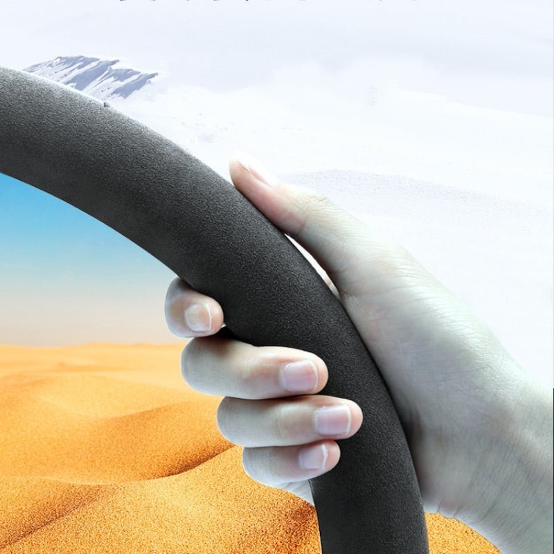 Tumbled Fur Steering Wheel Cover for New Model Y / Model 3 Highland - HyperSteering