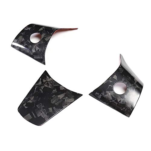 Upgrade: Tesla Model 3 / Y Carbon Fiber Steering Wheel Center Trim - HyperSteering