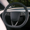 Upgrade: Tesla Model 3 / Y Carbon Fiber Steering Wheel Center Trim - HyperSteering