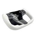 White Leather Yoke Steering Wheel for Tesla Model 3 / Y - HyperSteering