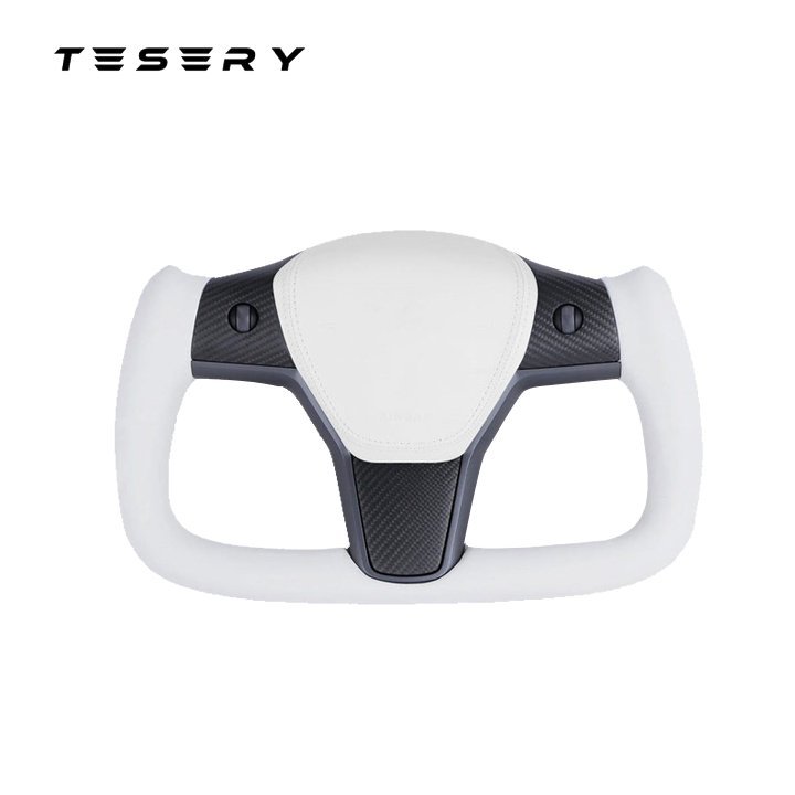 Yoke Carbon Fiber Steering Wheel for Model 3 / Y - HyperSteering
