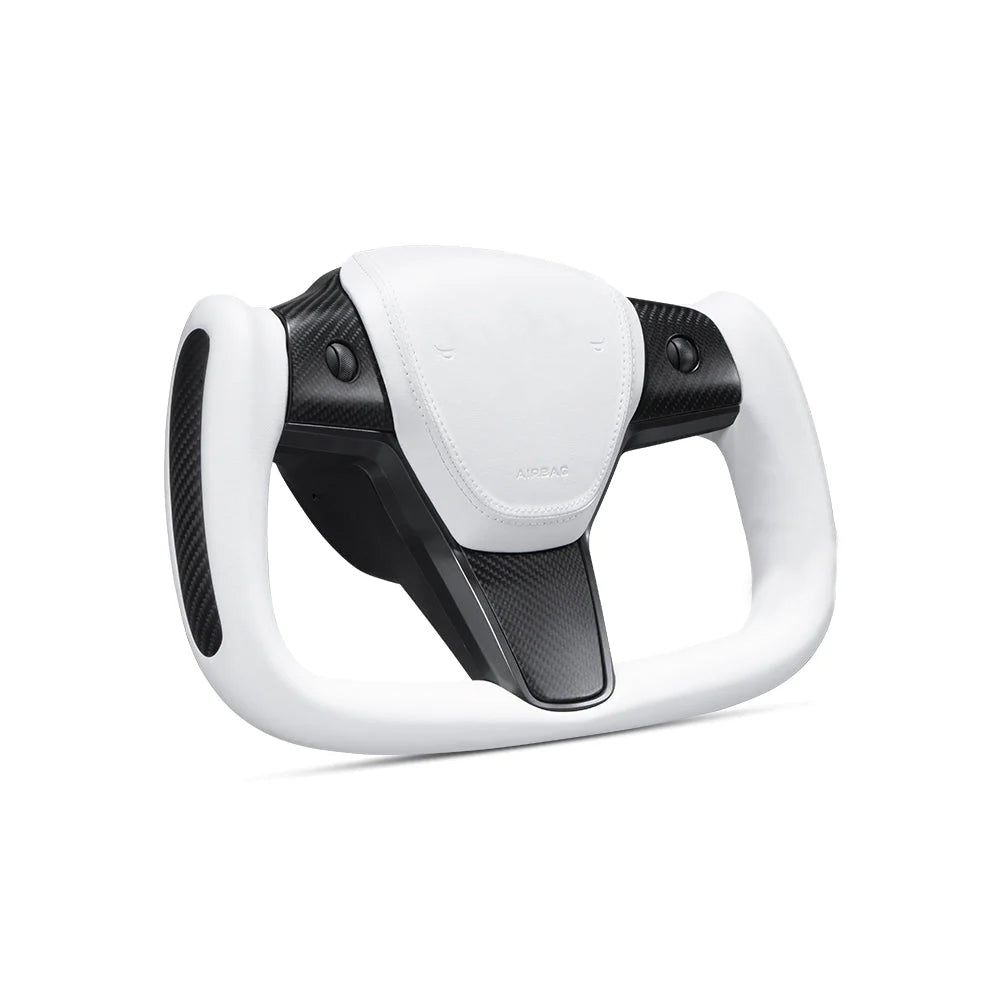 Yoke Carbon Fiber Steering Wheel for Model 3 / Y - HyperSteering