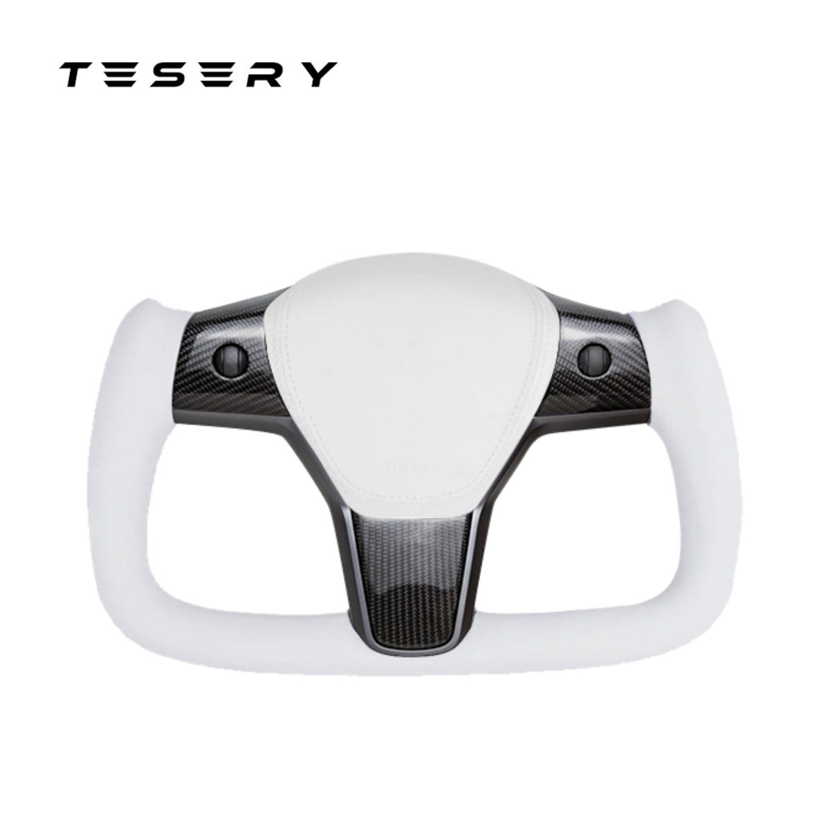Yoke Carbon Fiber Steering Wheel for Model 3 / Y - HyperSteering