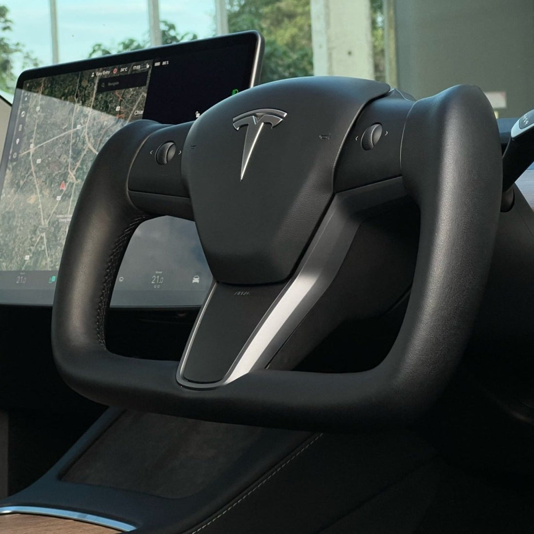 Yoke Steering Wheel for Tesla Model 3 / Y - HyperSteering