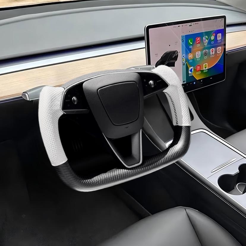 Yoke Steering Wheel Upgrade For Tesla Model 3 Highland & New Model Y - HyperSteering