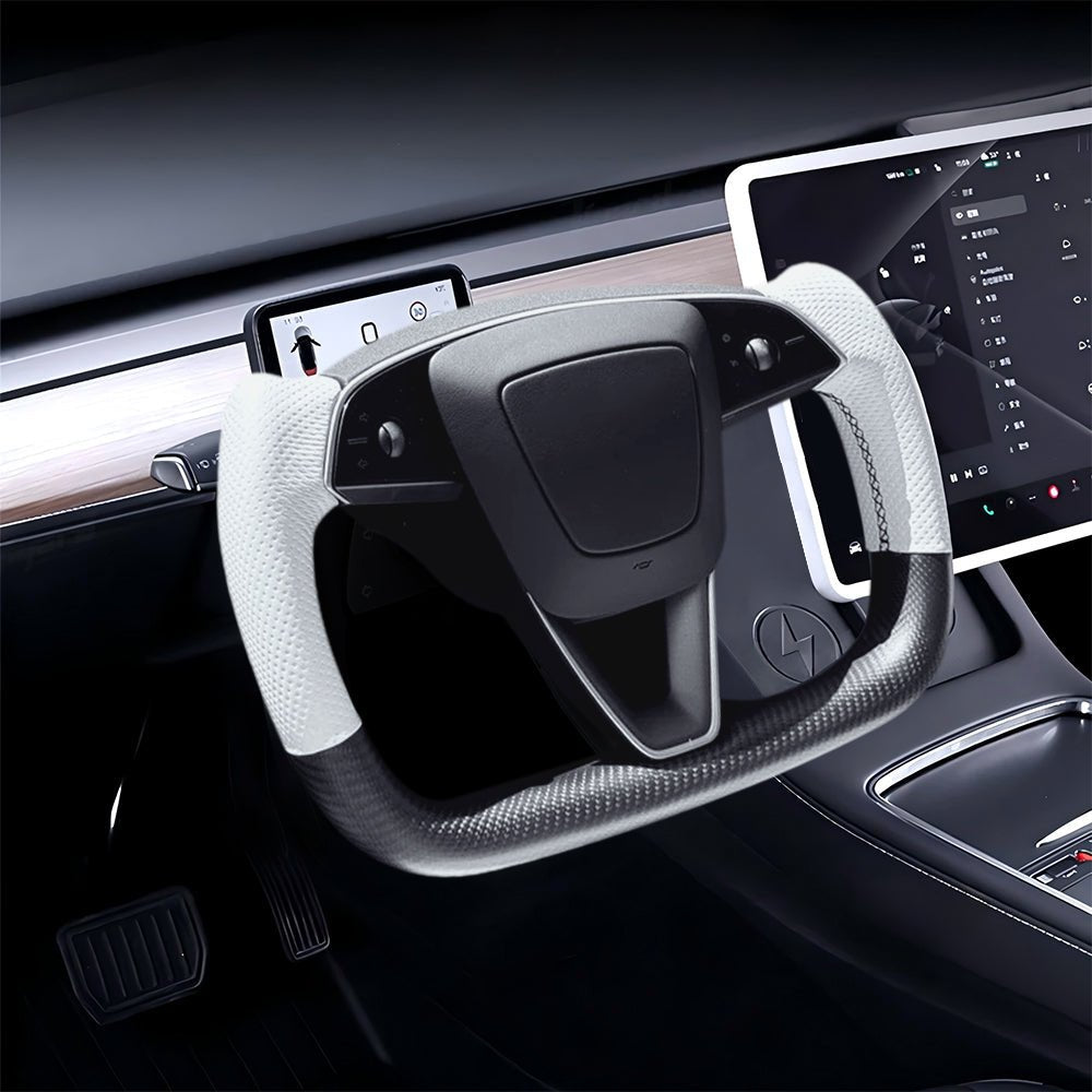 Yoke Steering Wheel Upgrade For Tesla Model 3 Highland & New Model Y - HyperSteering